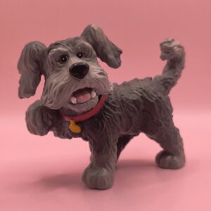 skraa-profil-forsidebillede af original Sprocket samlerfigur fra Schleich i urestaureret stand – Originalt retro-samlerobjekt på Ayounis.dk