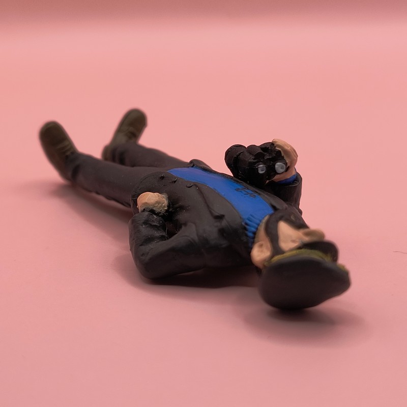 Kaptajn Haddock, Tintin, Plastoy, Paramount Pictures, 2011, Figur - Billede 6