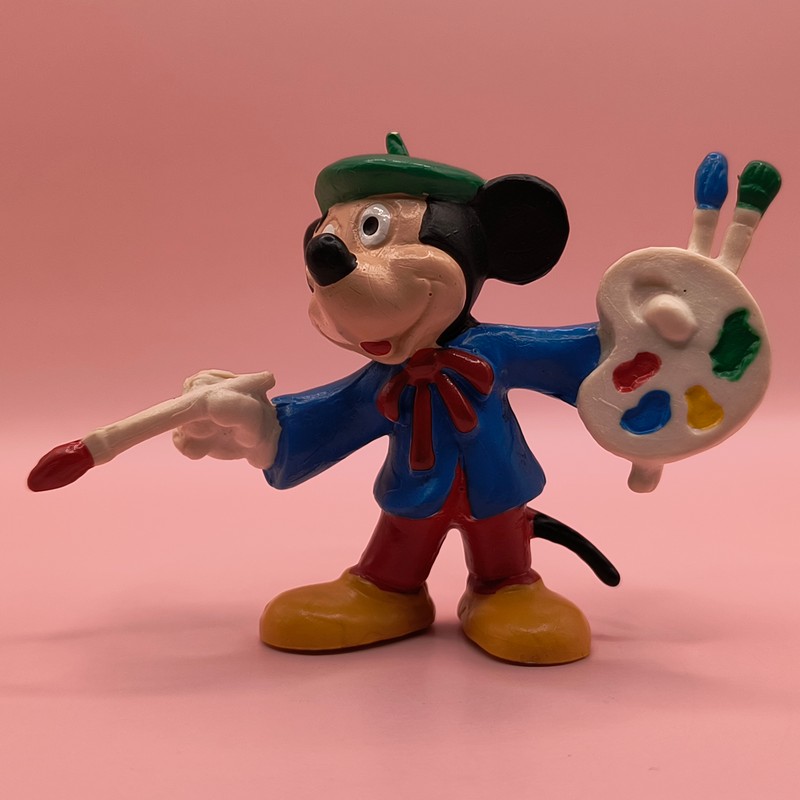 Mickey Mouse, Maler, Disney, Bullyland, Figur - Billede 3